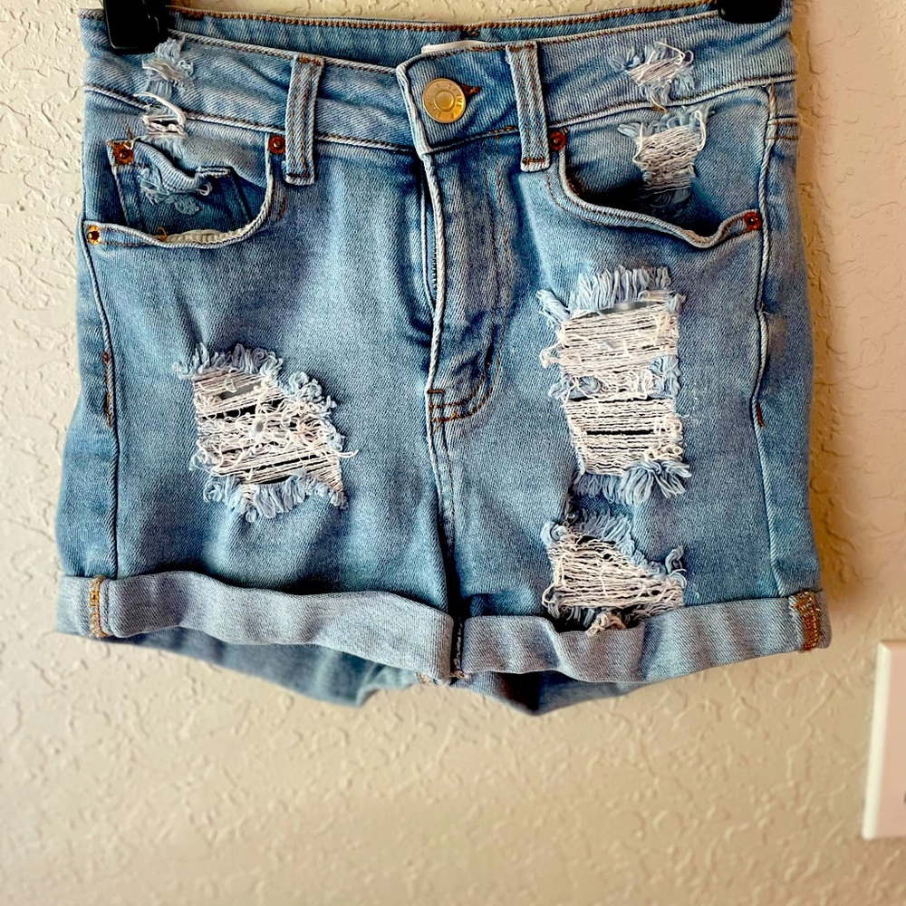 Denim shorts